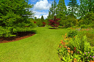 Custom landscaping by Horticare Landscape Management Company